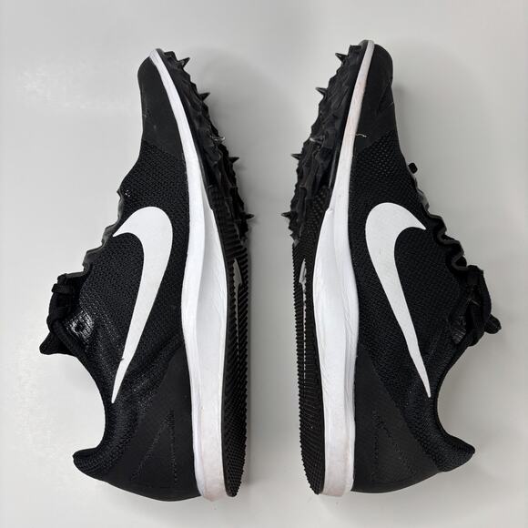 Nike Zoom Rival D 10 Black/White-Volt spikes 907567-017 Women's Size 9 Medium - Picture 5 of 13